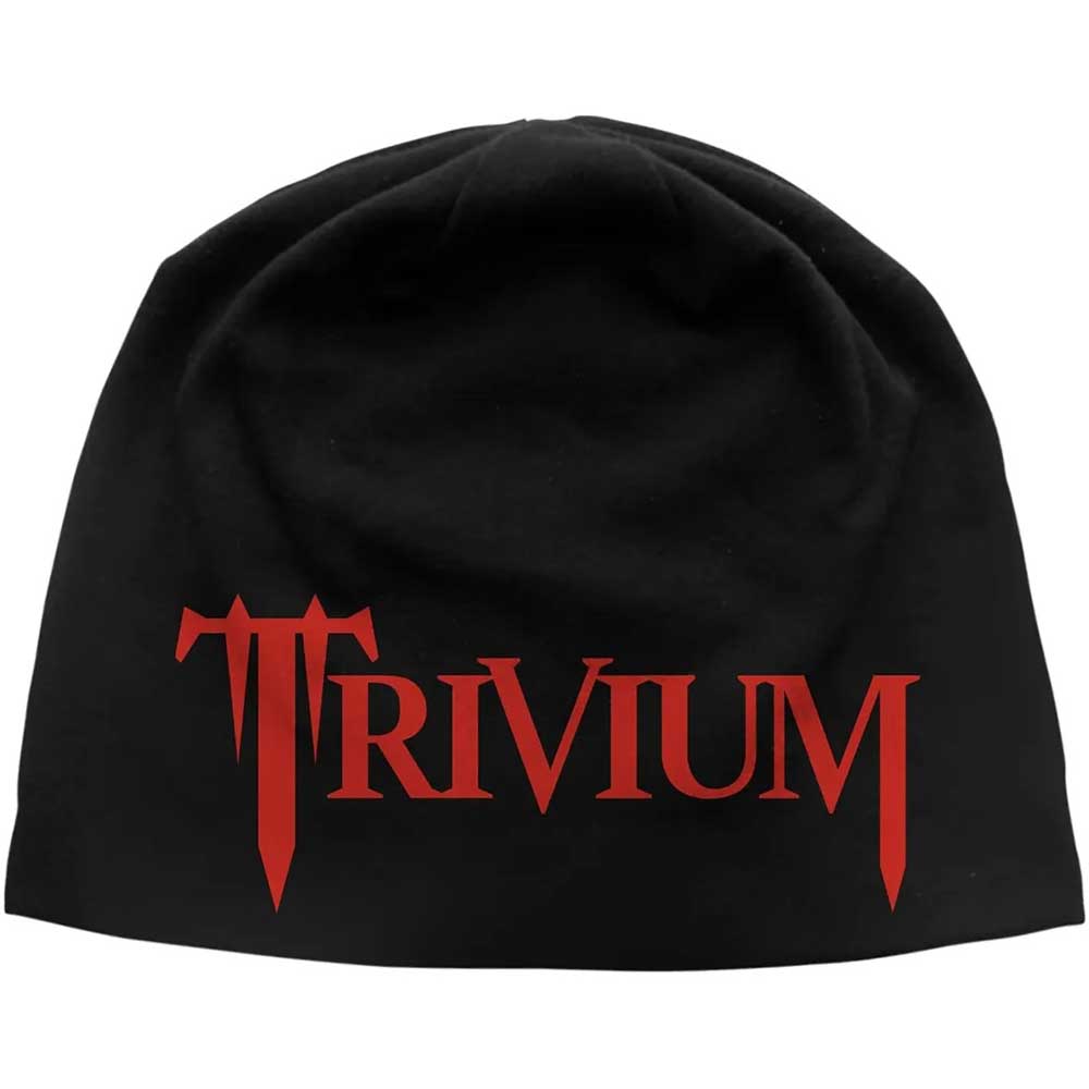 Trivium Unisex Beanie Hat Logo JD Print Black