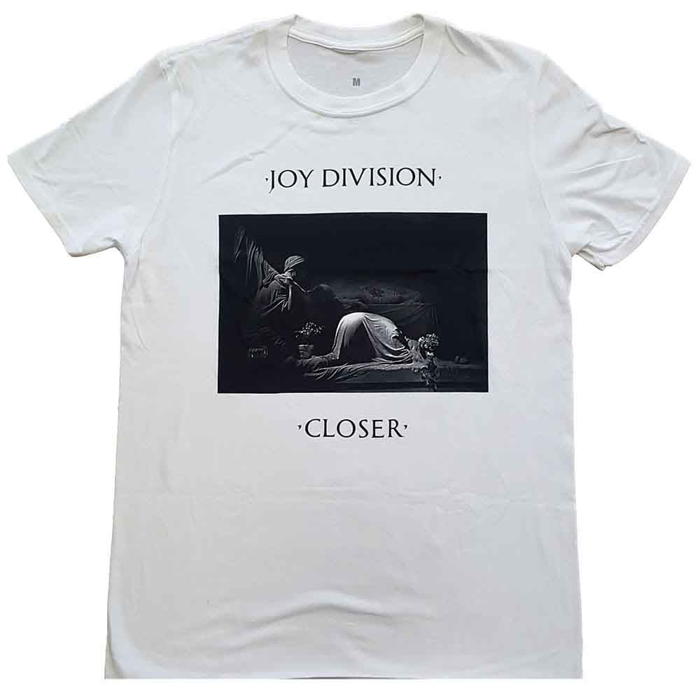 Joy Division Unisex T-Shirt Classic Closer White (L)