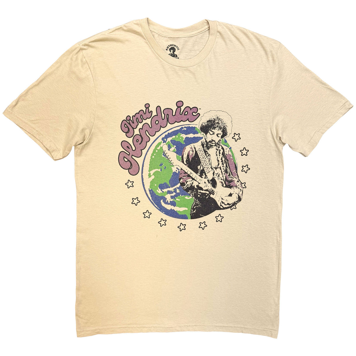 Jimi Hendrix Unisex T-Shirt Earth Sand (XXL)