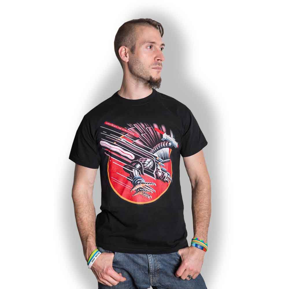 Judas Priest Men's T-Shirt Screaming for Vengeance Black (M)