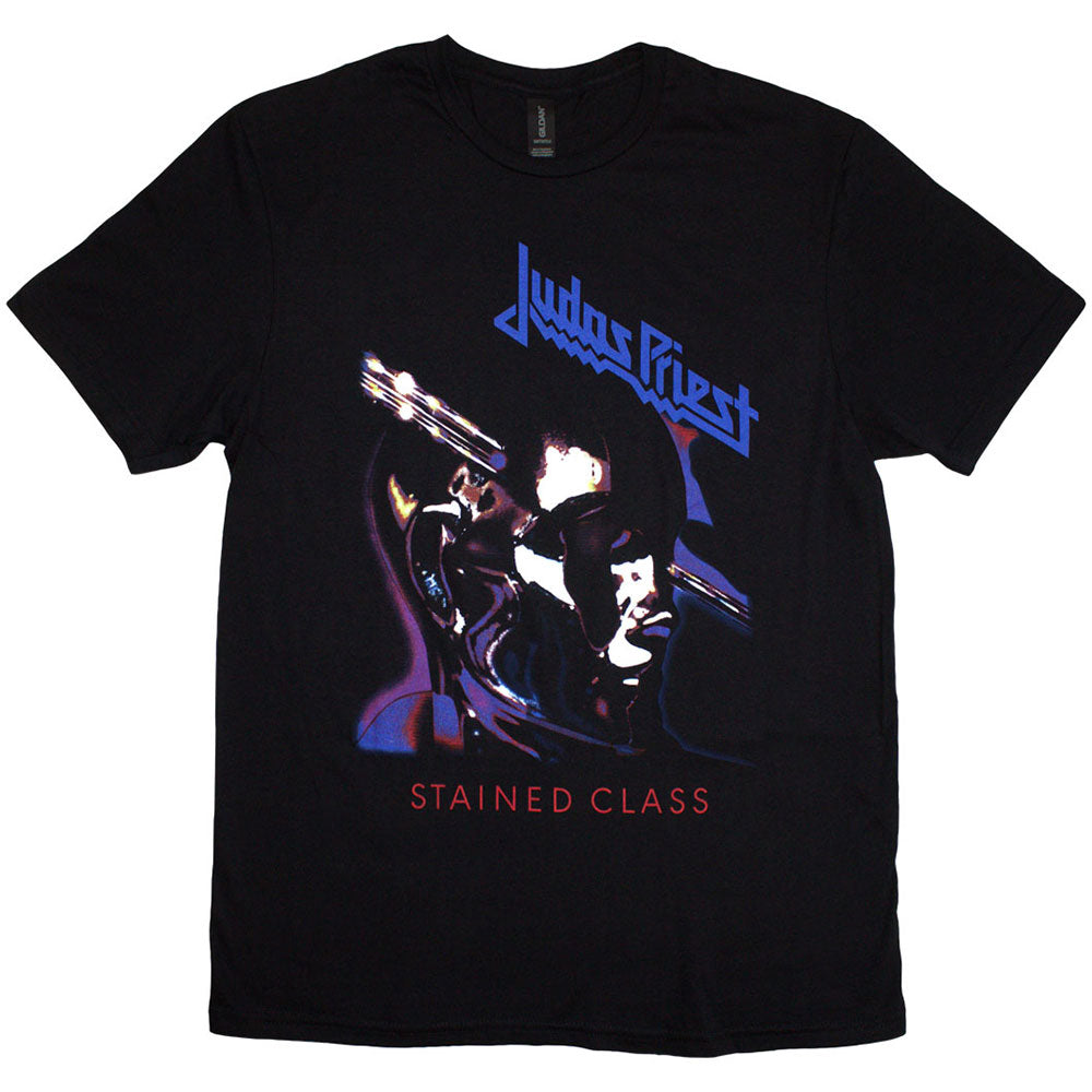 Judas Priest Unisex T-Shirt Stained Class Purple Mixer Black (M)