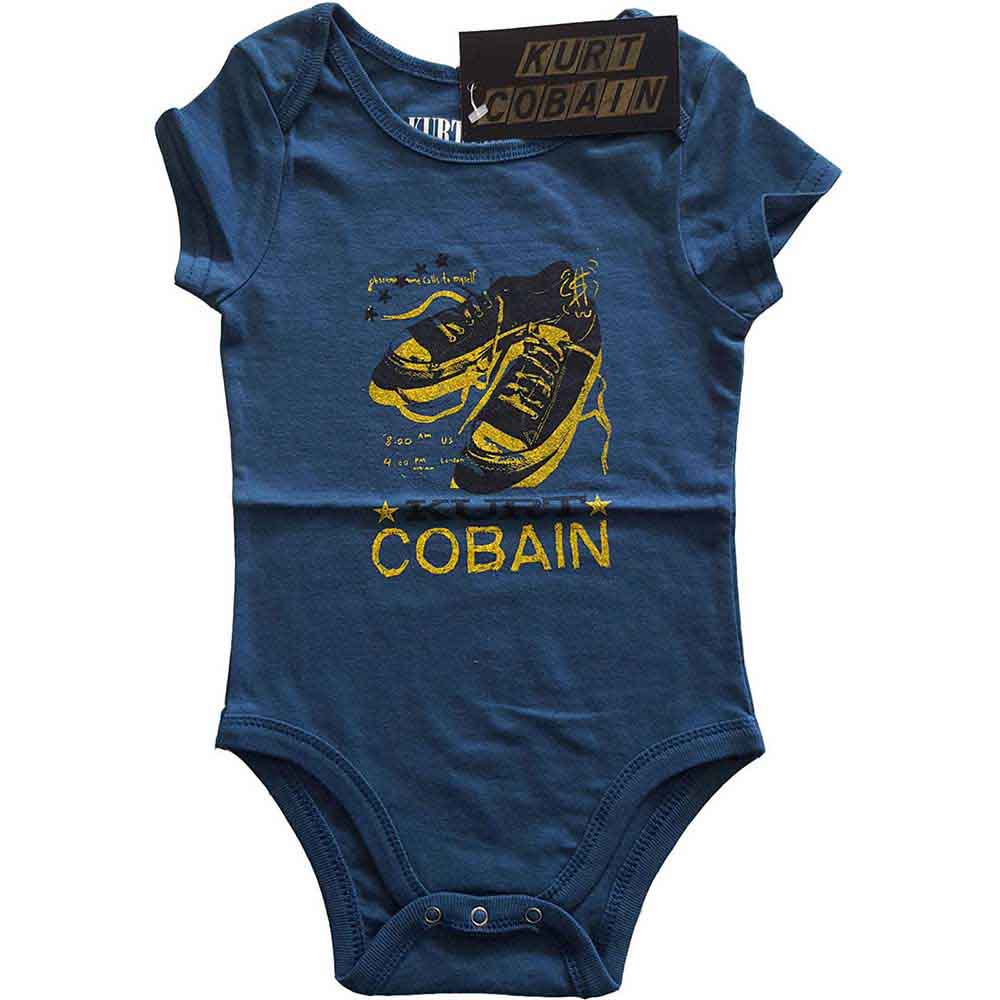 Kurt Cobain Kids Baby Grow Laces Blue (12-18mths)