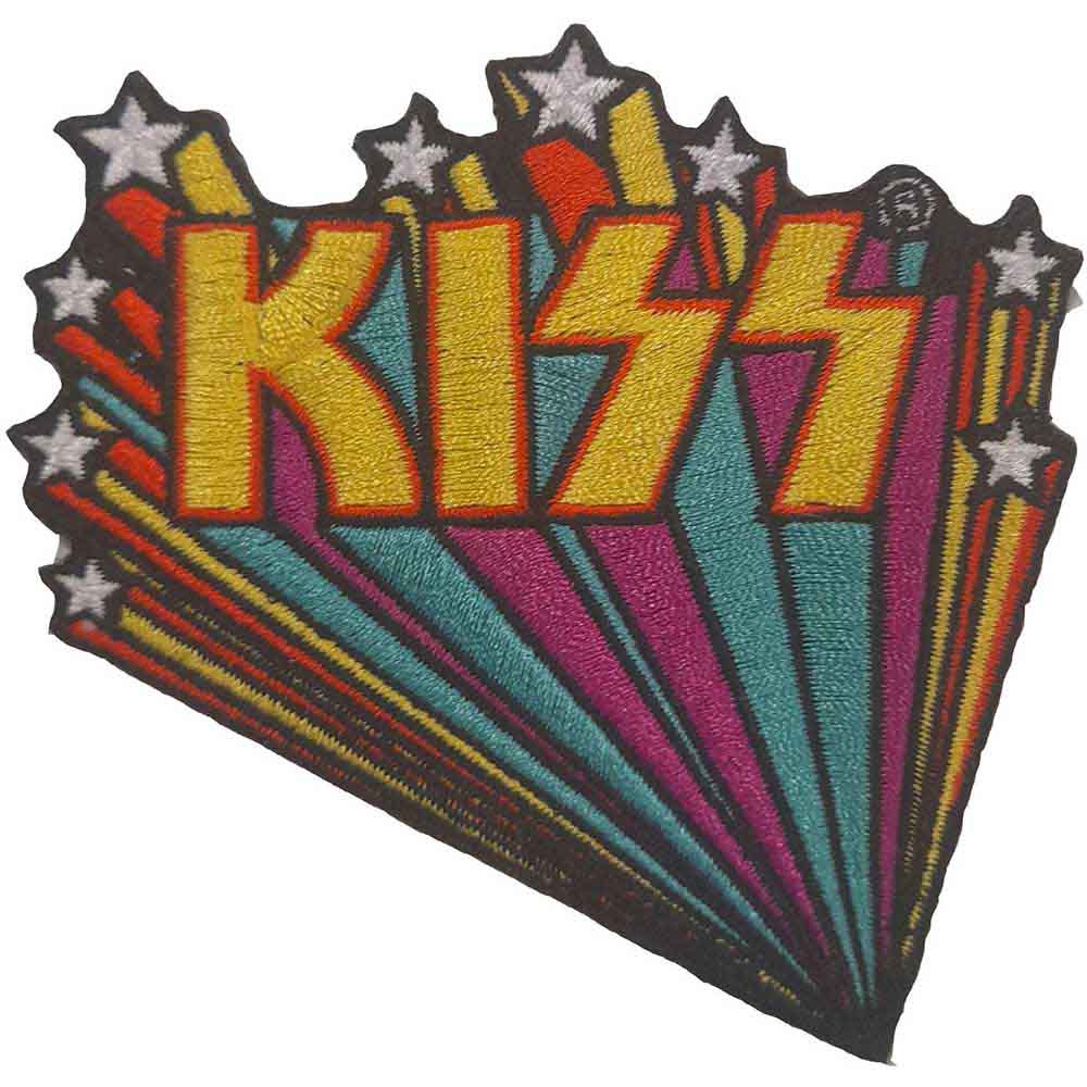 KISS Standard Patch Star Banners (Iron On)
