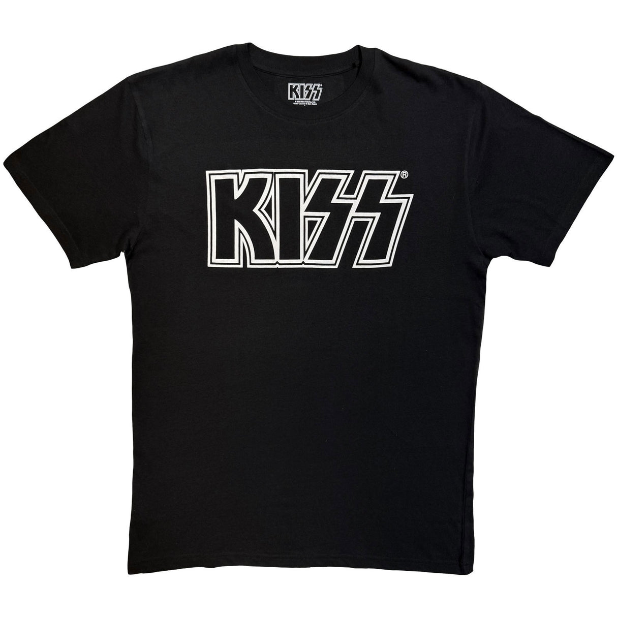 KISS Unisex T-Shirt Logo Mono Black (M)