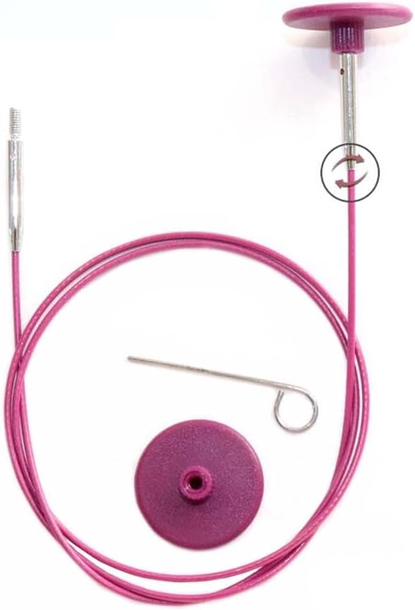 KnitPro Cable 360° Swivel Interchangeable Purple 28cm