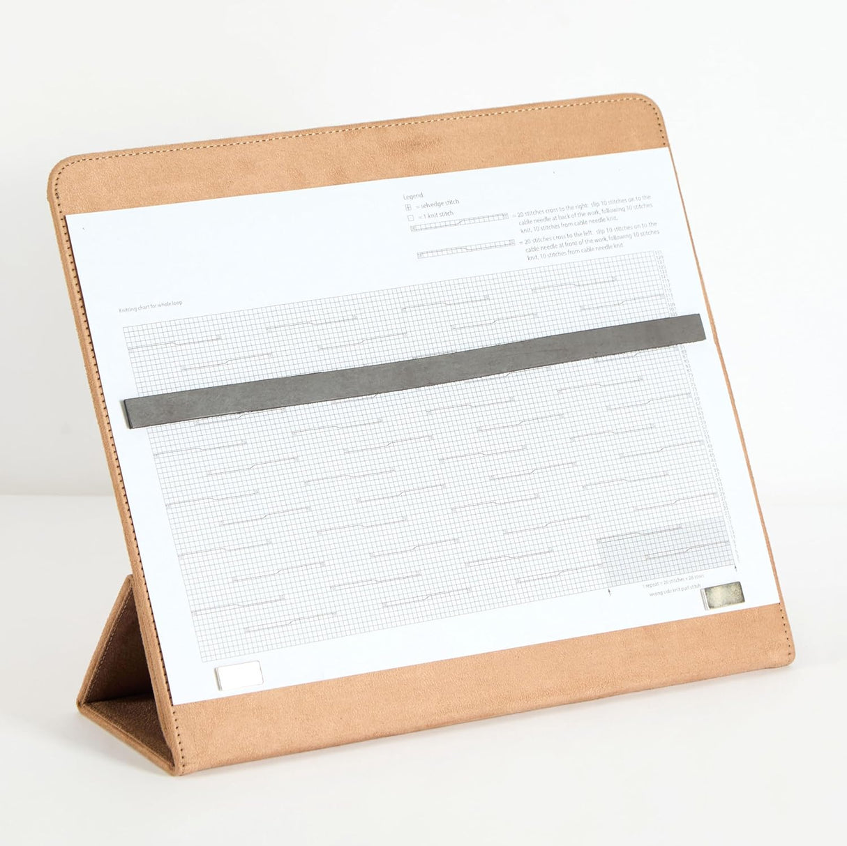 KnitPro Knitting Chart Keeper Clay Fold-Up Style Large 26cm x 30cm