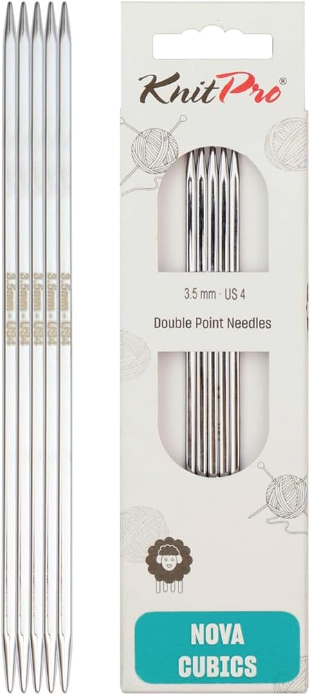KnitPro Knitting Pins Double-Ended Nova Cubics 20cm x 3.50mm (5pc)