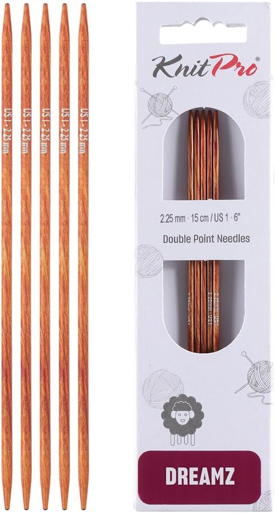 KnitPro Knitting Pins Double-Ended Dreamz 15cm x 2.25mm (5pc)