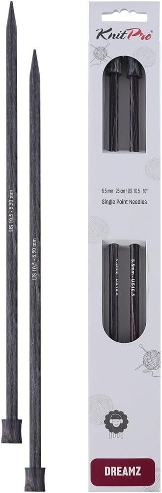 KnitPro Knitting Pins Single-Ended Dreamz 25cm x 6.50mm (Pair)