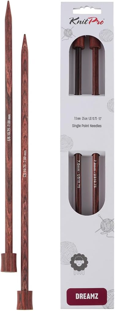 KnitPro Knitting Pins Single-Ended Dreamz 25cm x 7.00mm (Pair)