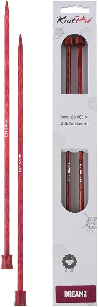 KnitPro Knitting Pins Single-Ended Dreamz 35cm x 5.00mm (Pair)