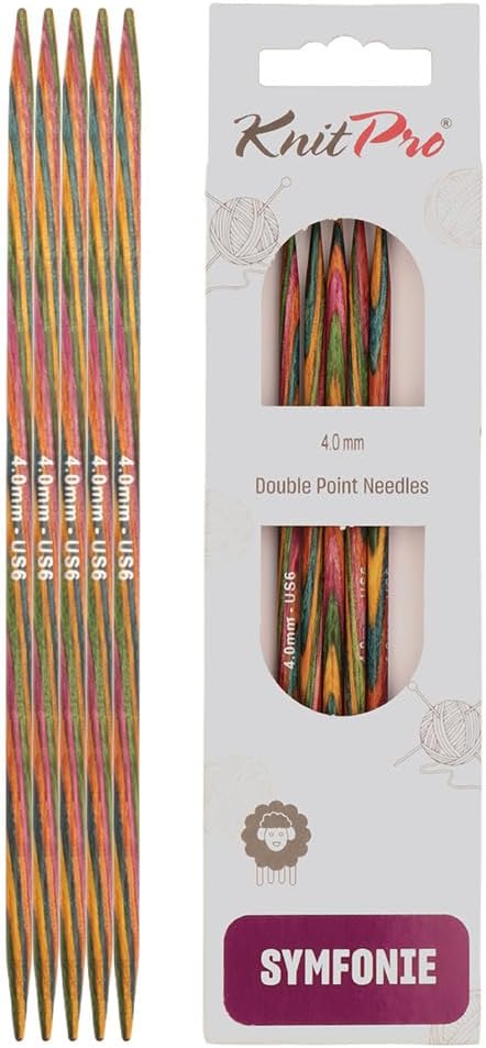 KnitPro Knitting Pins Double-Ended Symfonie 20cm x 4.00mm (5pc)