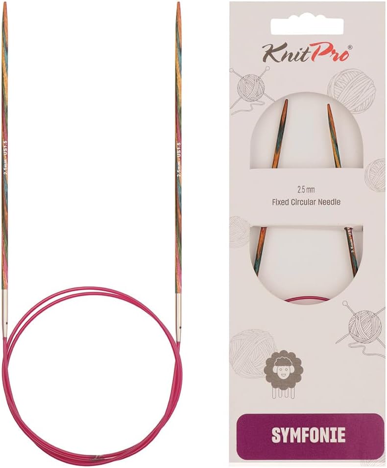 KnitPro Knitting Pins Circular Fixed Symfonie 80cm x 2.50mm