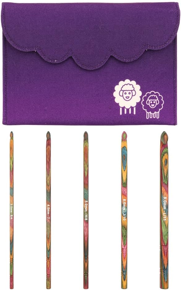KnitPro Crochet Hook Symfonie Single-Ended Set (3.00-8.00mm) 5pc