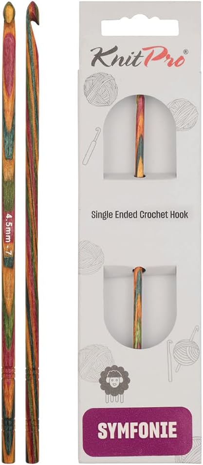 KnitPro Crochet Hook Symfonie 15cm x 4.50mm (Single Ended)