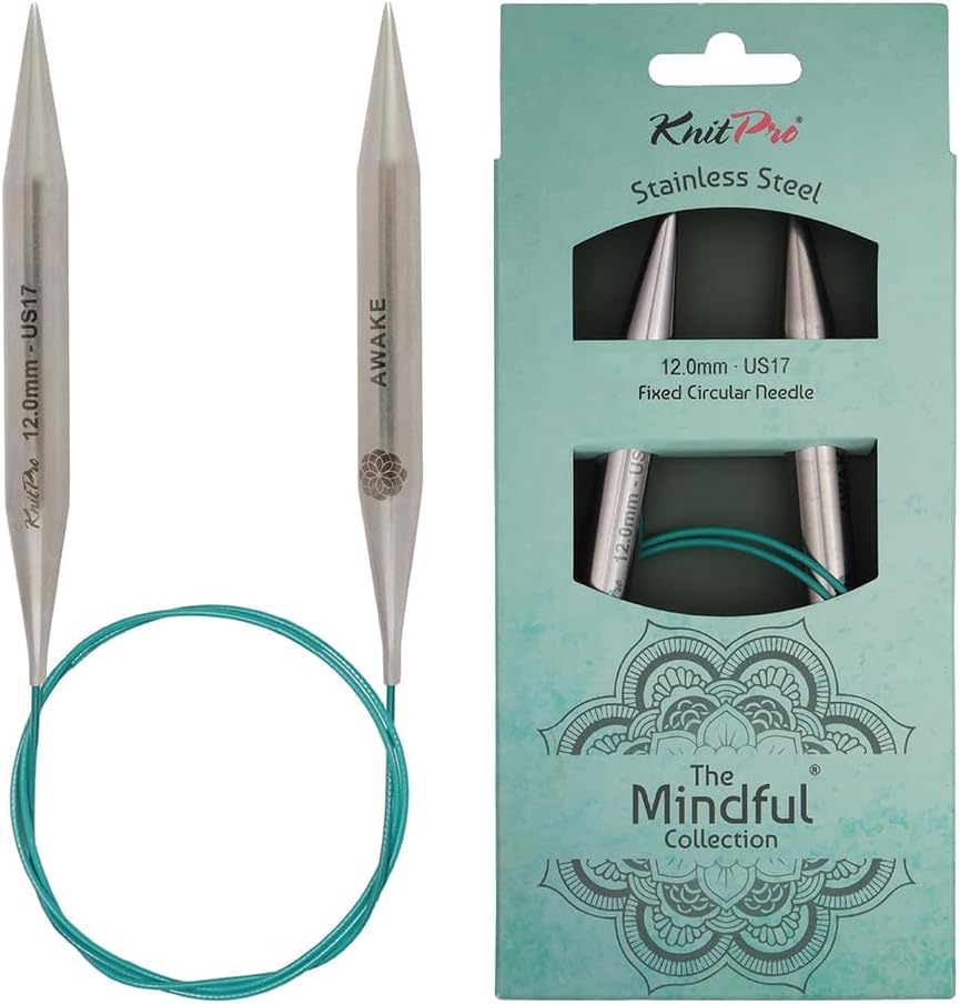 KnitPro Knitting Pins Circular Fixed Lace The Mindful Collection 100cm x 12.00mm