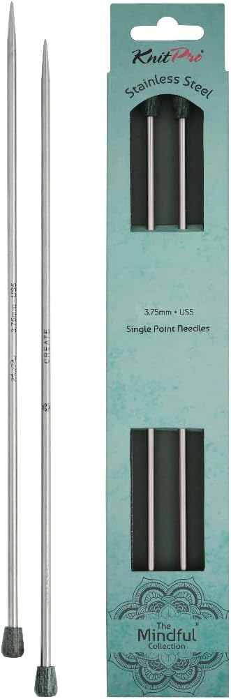KnitPro Knitting Pins Single-Ended The Mindful Collection 40cm x 3.75mm (Pair)