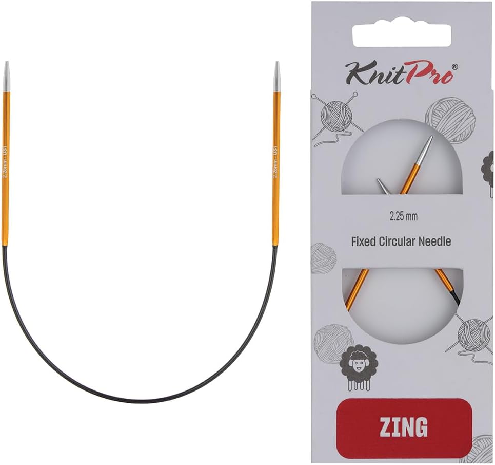 KnitPro Knitting Pins Circular Fixed Zing 25cm x 2.25mm