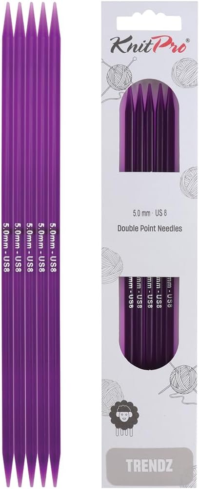 KnitPro Knitting Pins Double-Ended Trendz 15cm x 5.00mm (5pc)