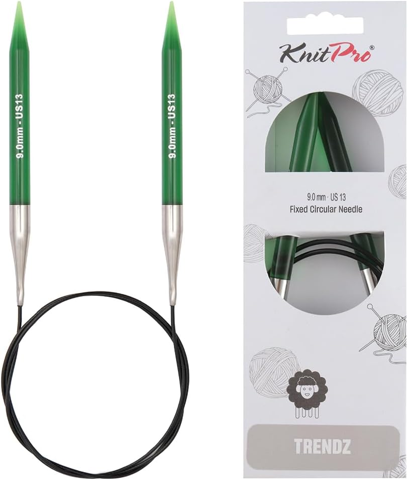 KnitPro Knitting Pins Circular Fixed Trendz 80cm x 9.00mm