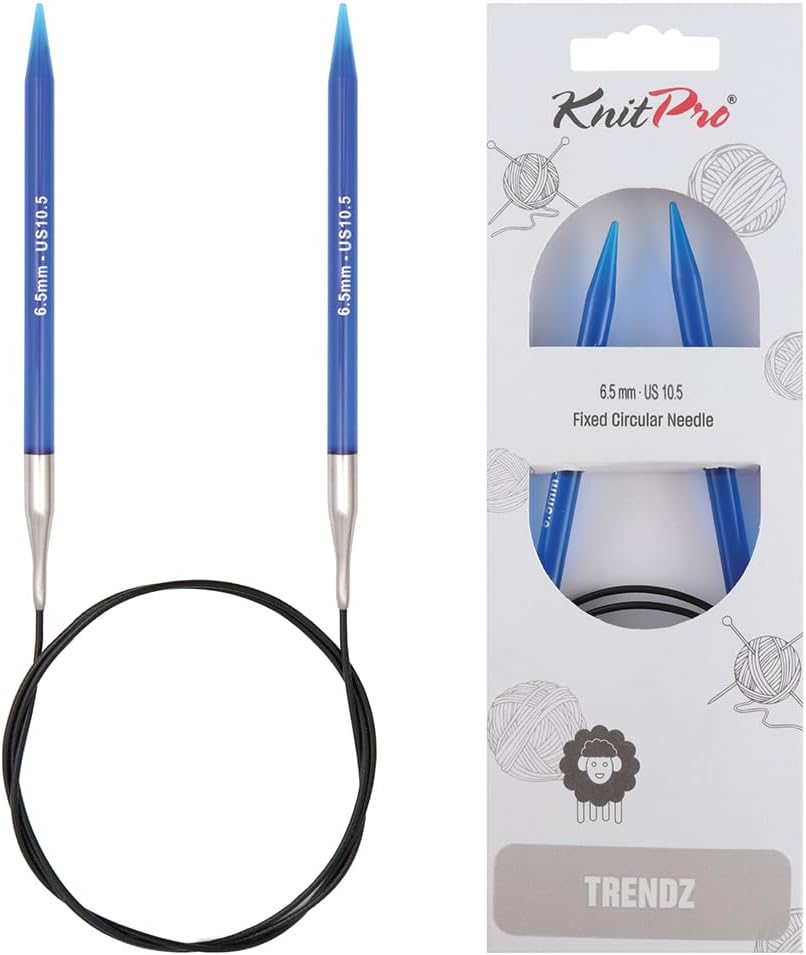 KnitPro Knitting Pins Circular Fixed Trendz 120cm x 6.50mm