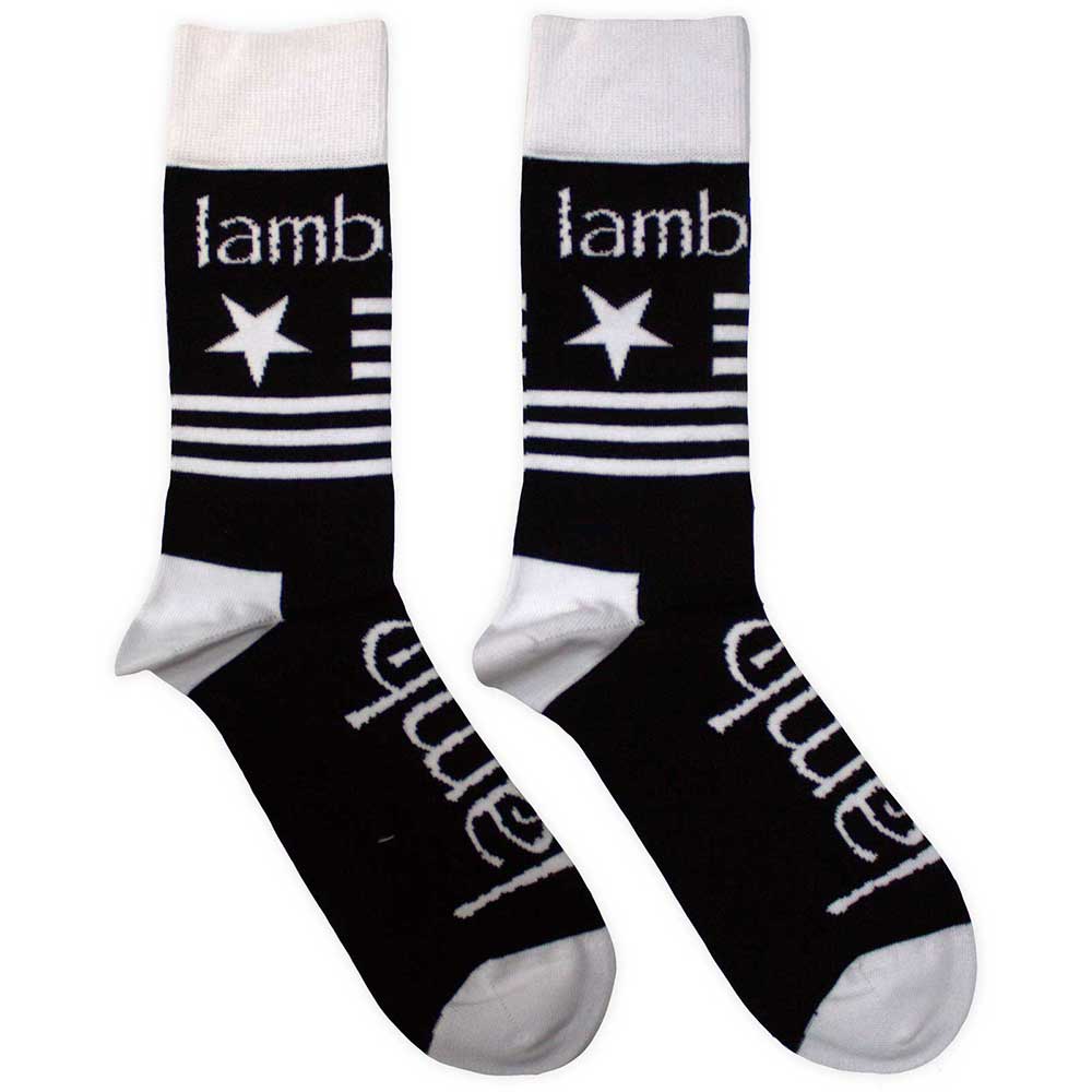 Lamb Of God Unisex Ankle Socks Flag Black (UK Size 7-11)