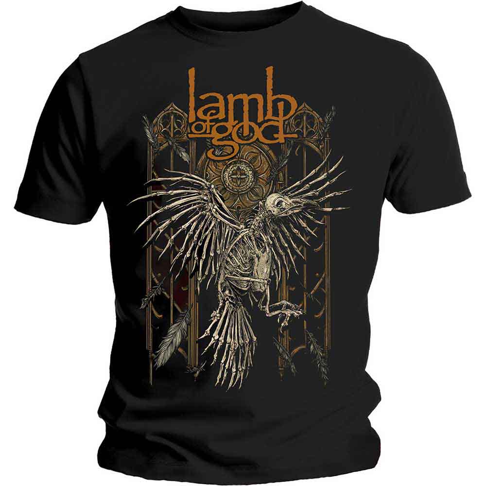 Lamb Of God Mens T-Shirt Crow Black (XXL)
