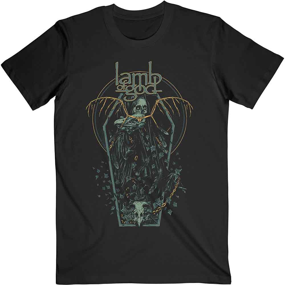 Lamb Of God Unisex T-Shirt Coffin Kopia Black (L)