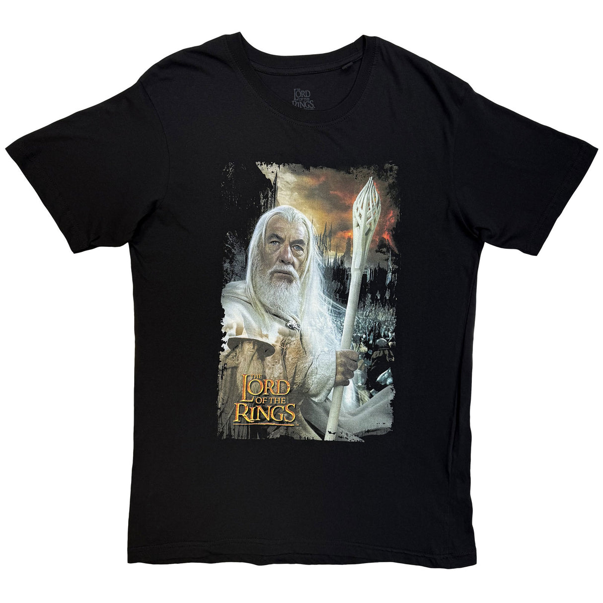 Lord Of The Rings Unisex T-Shirt Gandalf The White Homage Black (XXL)