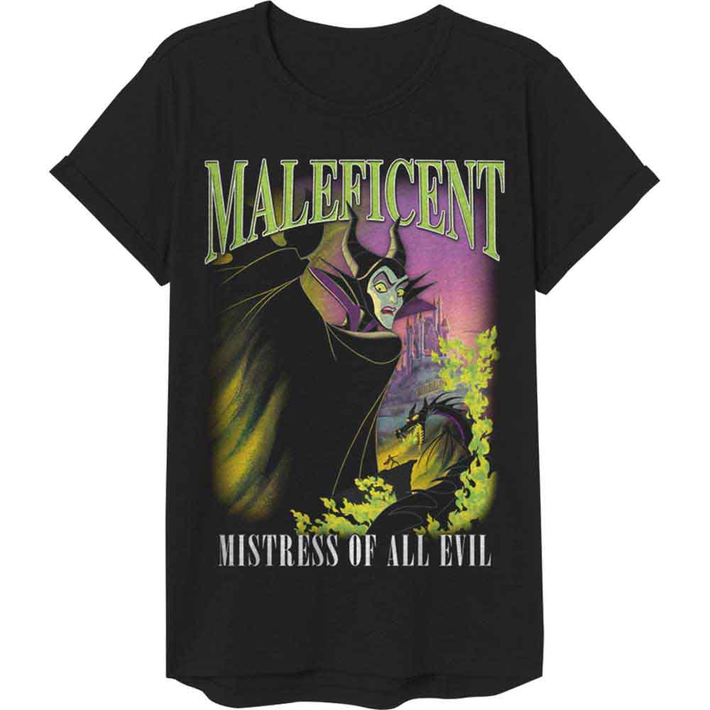 Disney Unisex T-Shirt Sleeping Beauty Maleficent Homage Black (XXL)