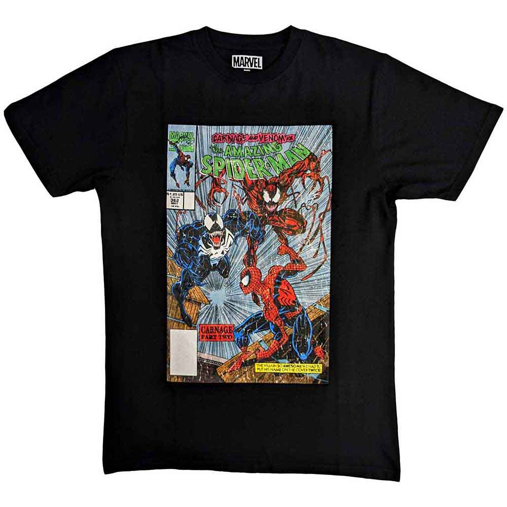Marvel Comics Unisex T-Shirt Venom & Carnage Black (XXL)
