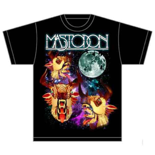 Mastodon Men's T-Shirt Interstellar Hunter Black (L)