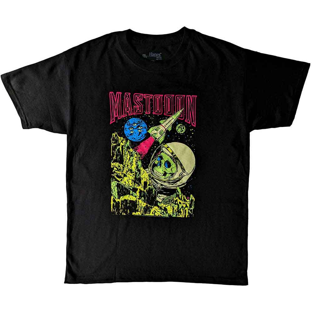 Mastodon Kids T-Shirt Space Colorization Black (13-14yrs)