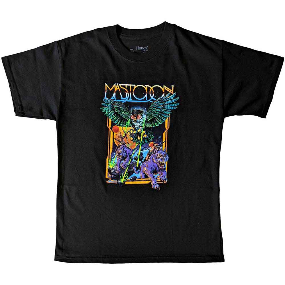 Mastodon Kids T-Shirt Space Owl Black (5-6yrs)