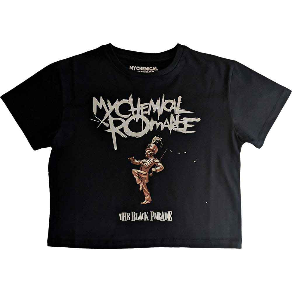 My Chemical Romance Ladies Crop Top The Black Parade Black (XL)