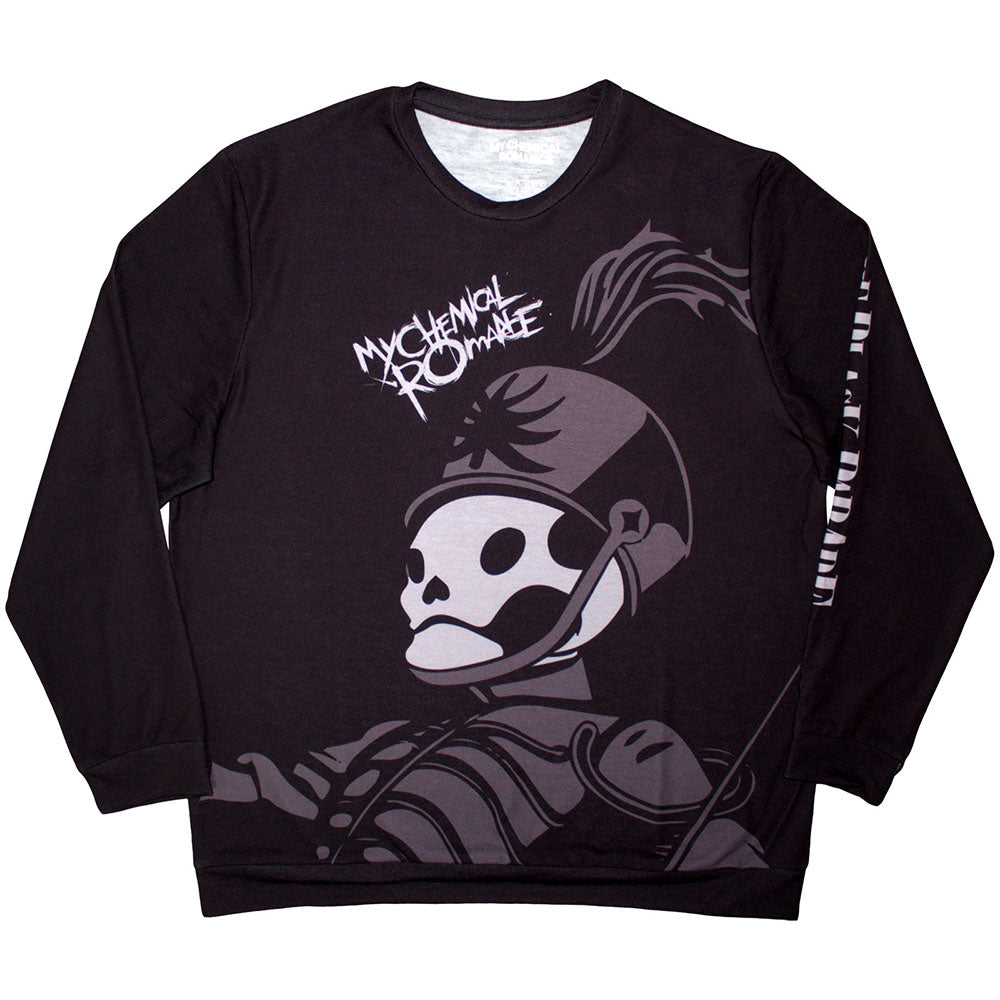 My Chemical Romance Unisex Long Sleeve T-Shirt Pepe (Sleeve Print) Black (M)