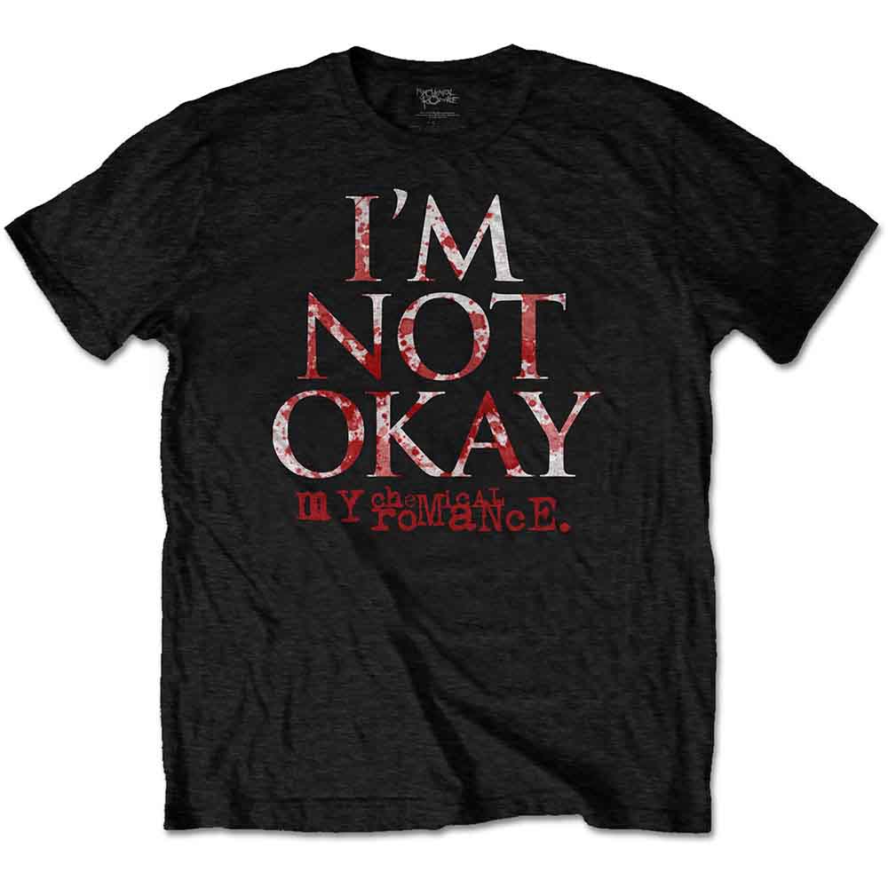 My Chemical Romance Unisex T-Shirt I'm Not Okay Black (XL)