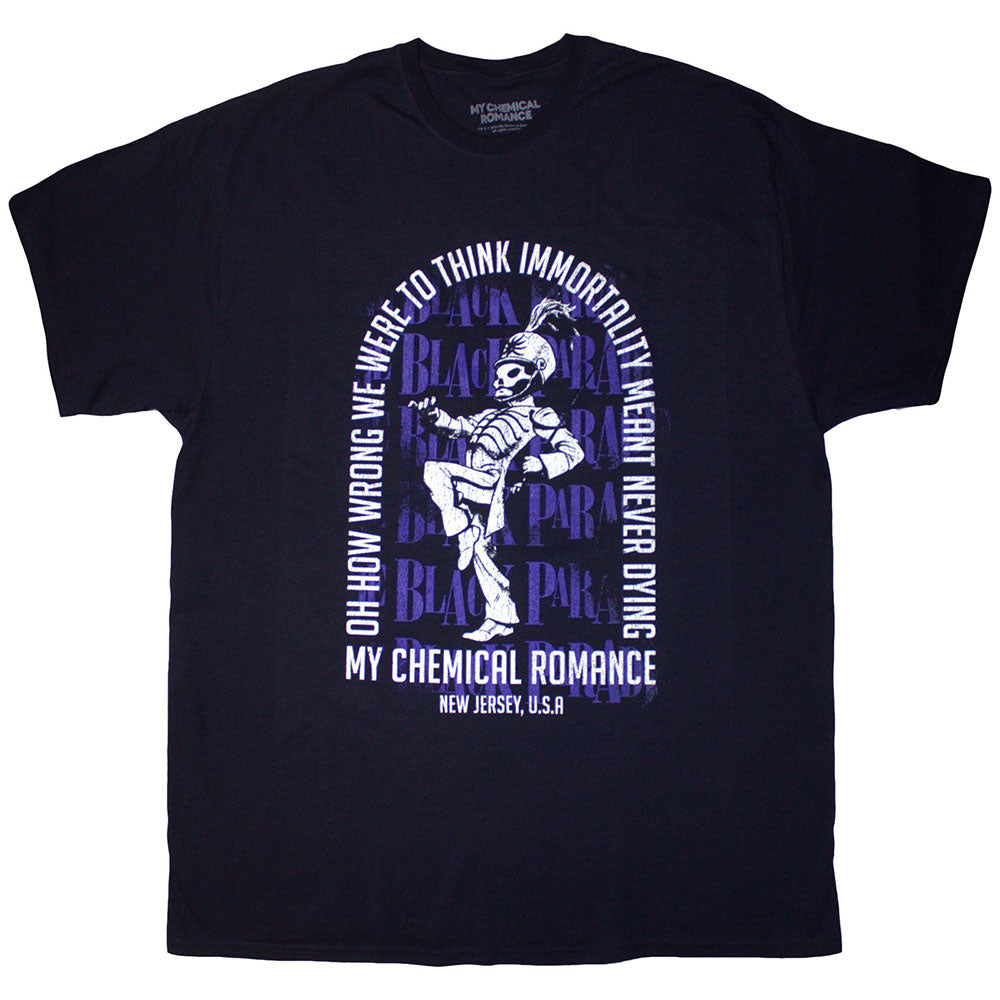 My Chemical Romance Unisex T-Shirt Immortality Arch Blue (S)