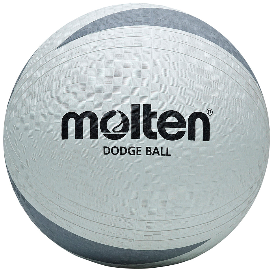 Molten D2S1200 Soft Dodgeball - White/Grey (Size 3)