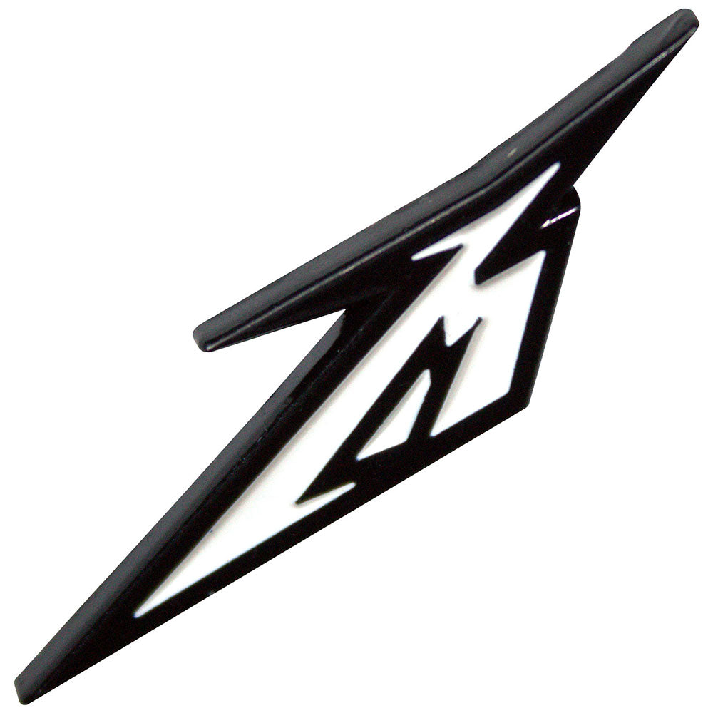 Metallica Pin Badge Black & White M Logo