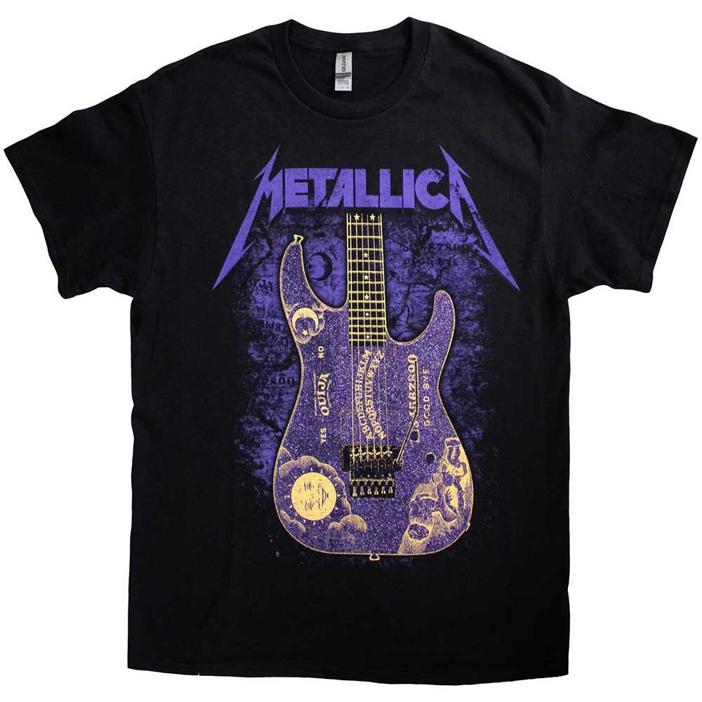Metallica Unisex T-Shirt Ouija Purple Black (XL)