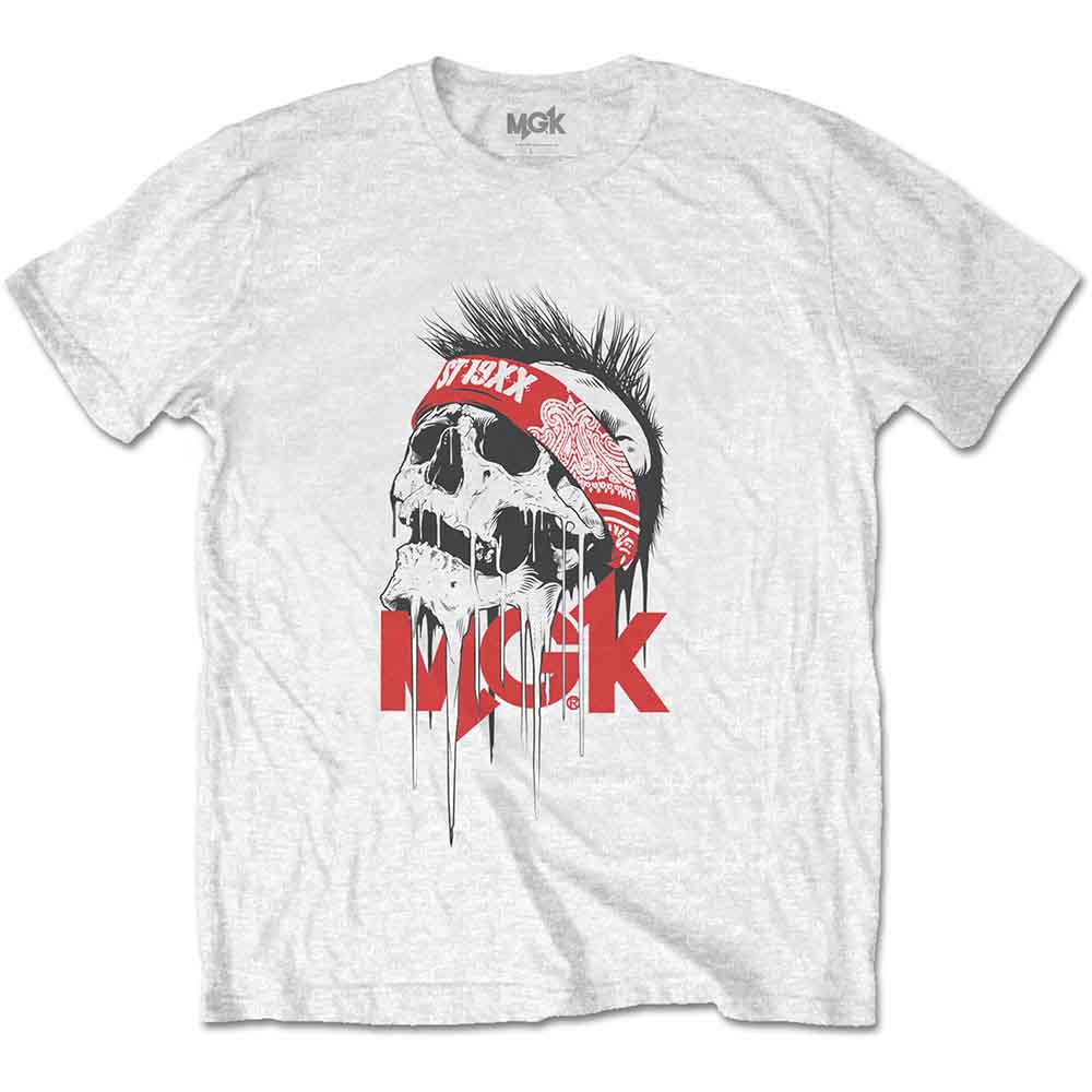 Machine Gun Kelly Unisex T-Shirt Invincible White (XXL)