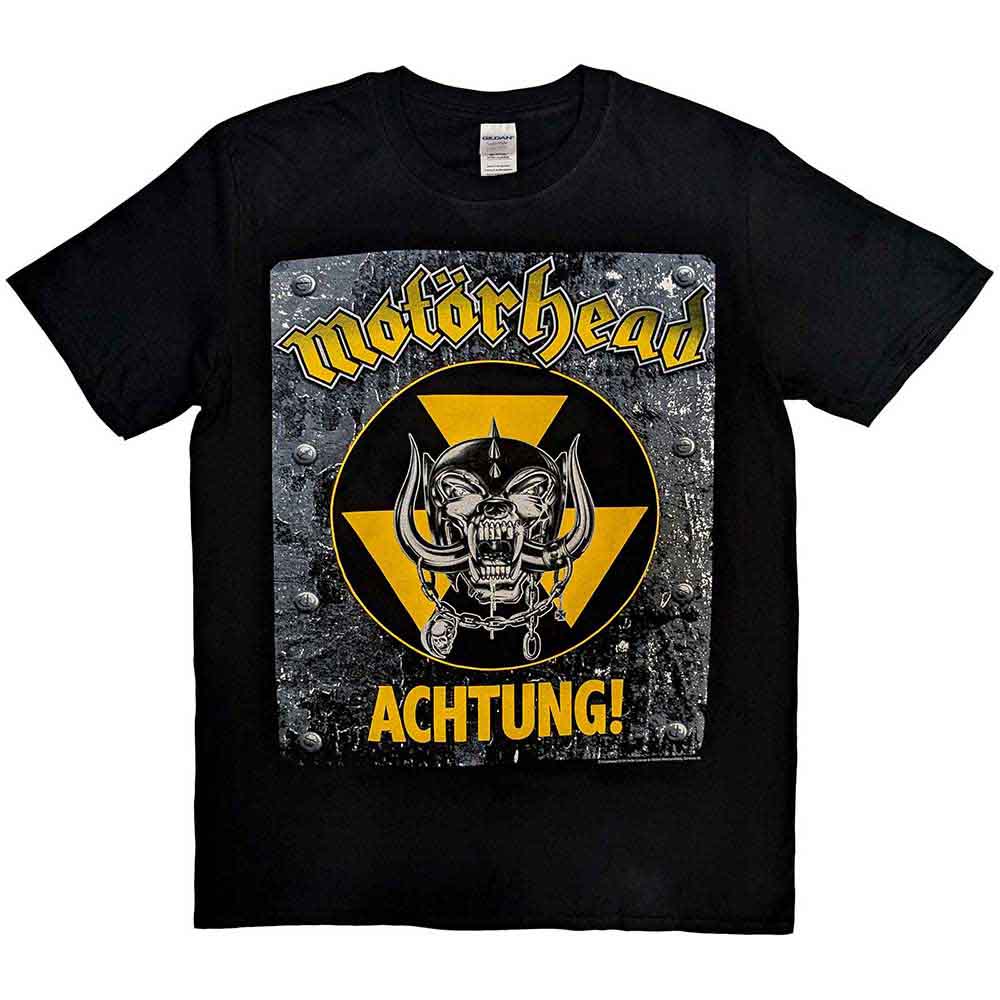Motorhead Unisex T-Shirt Achtung! Black (XXL)
