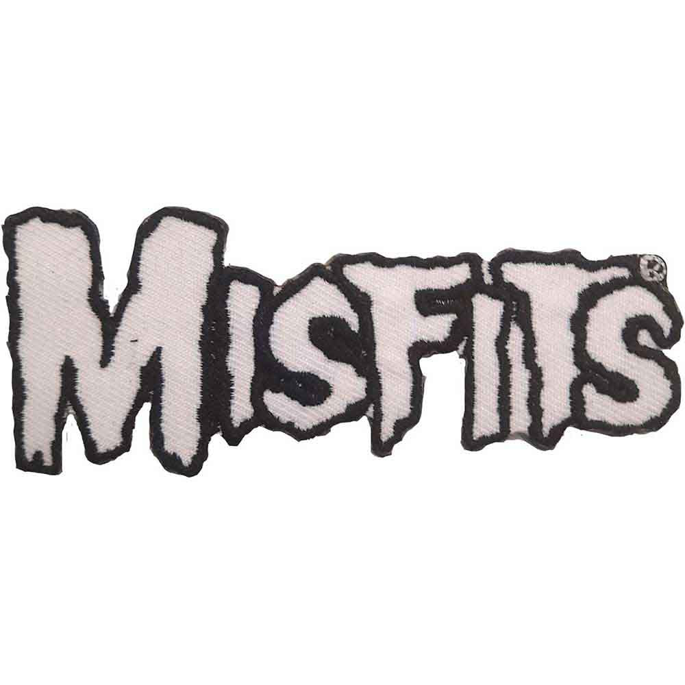 Misfits Standard Patch White Logo (Iron-On)