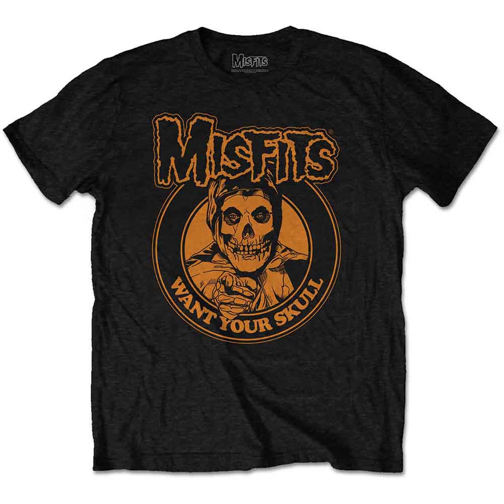Misfits Unisex T-Shirt Want Your Skull Black (S)