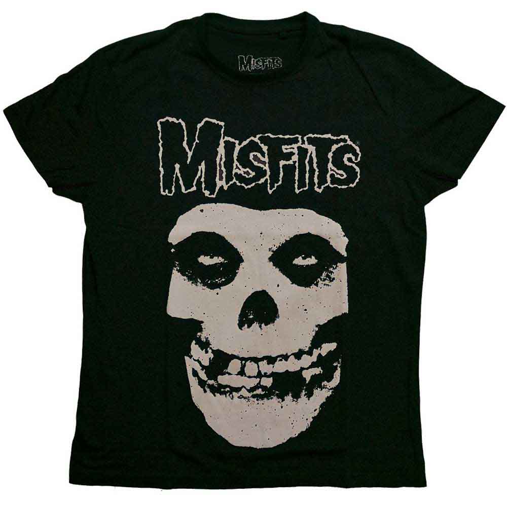 Misfits Unisex T-Shirt Logo & Fiend Black (M)