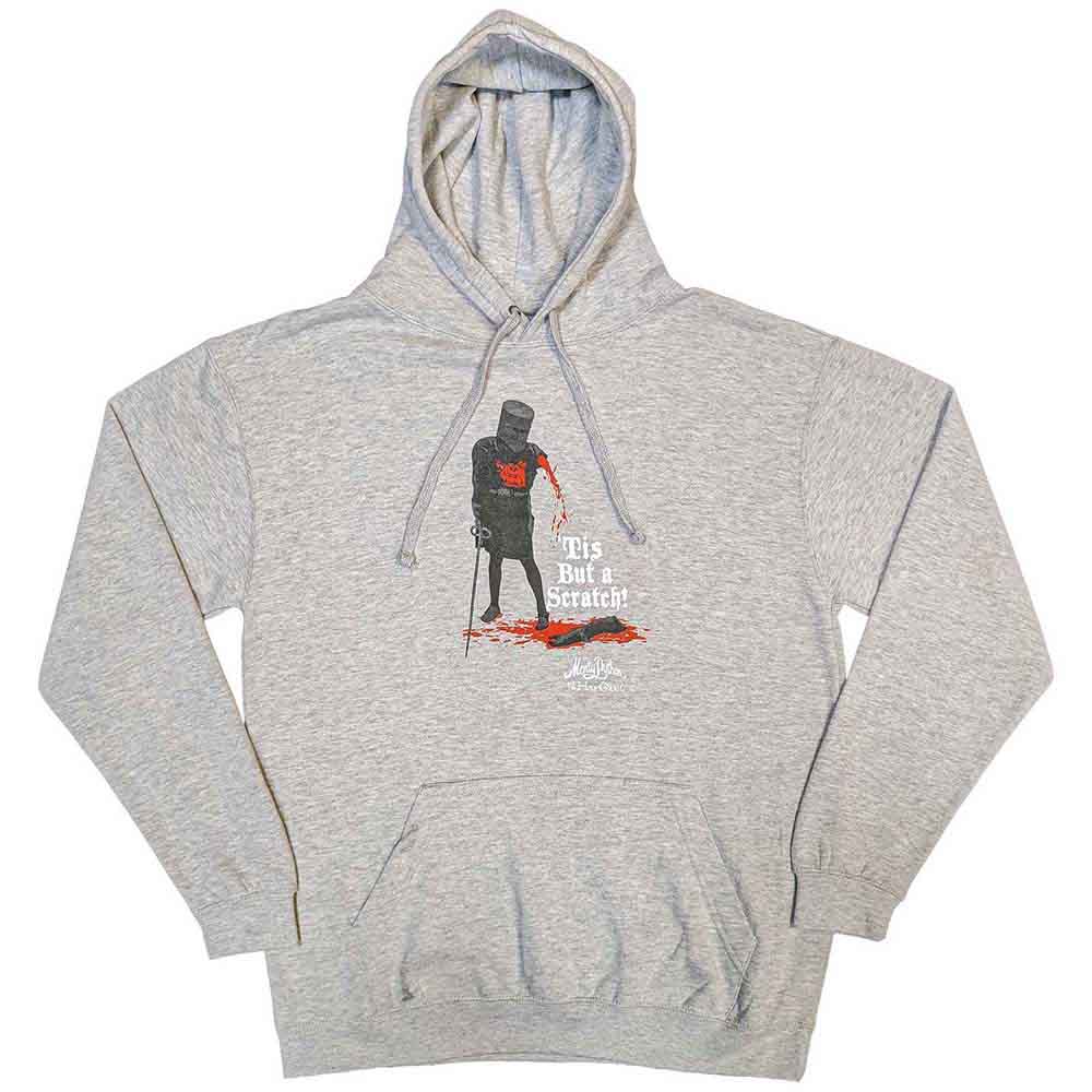Monty Python Unisex Pullover Hoodie Tis But a Scratch Grey (XXL)