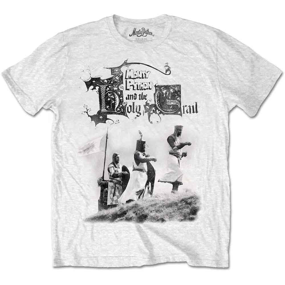 Monty Python Men's T-Shirt Knight Riders White (S)