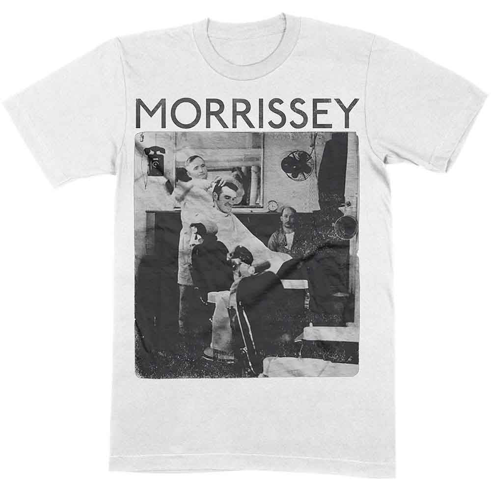 Morrissey Unisex T-Shirt Barber Shop White (S)