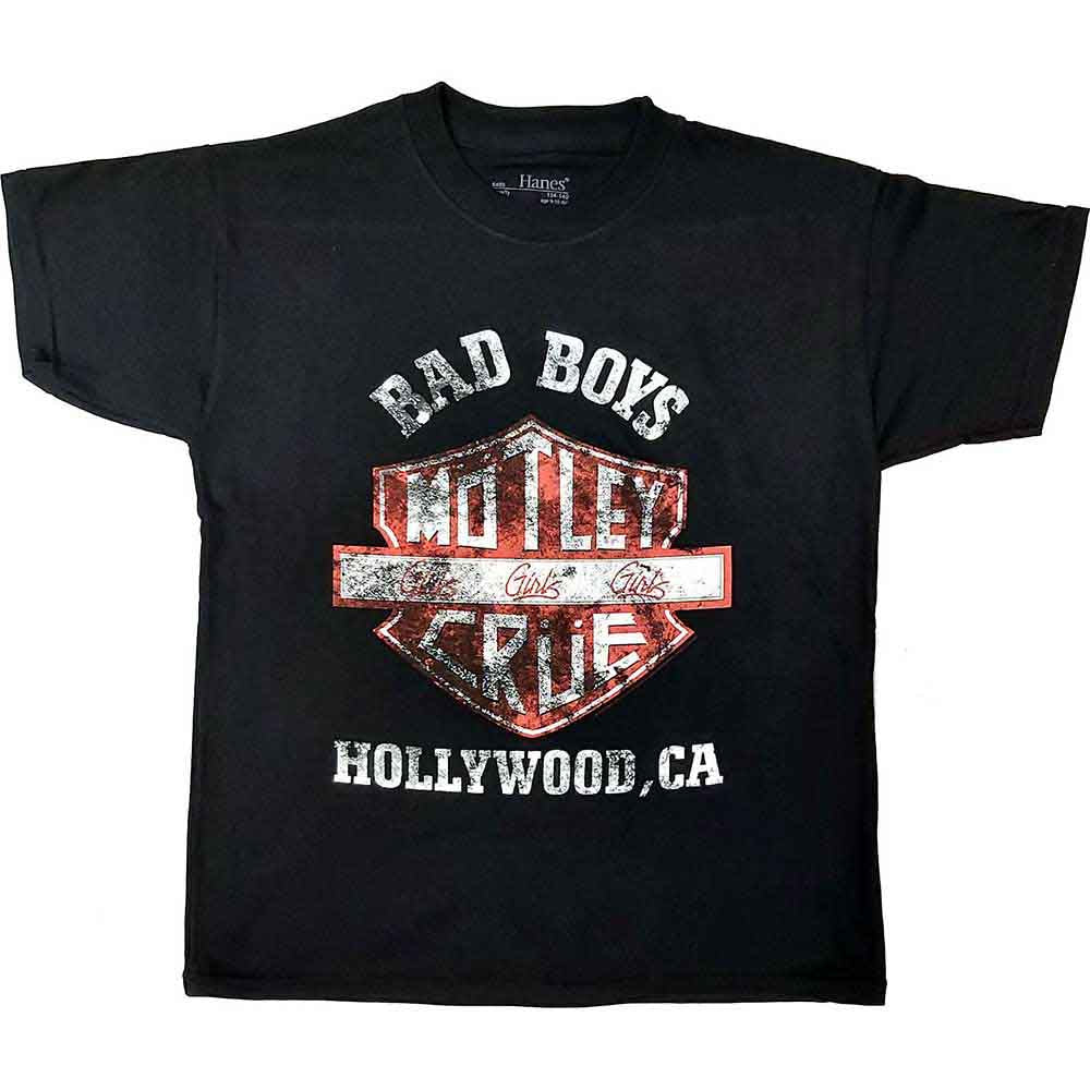 Motley Crue Kids T-Shirt BBOH Black (11-12yrs)
